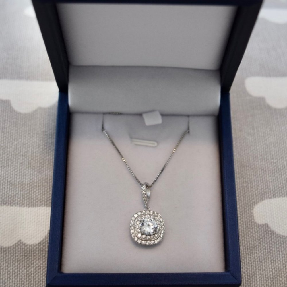 Hidden Hearts Pendant Necklace With Swarovski® Crystals
